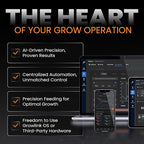 canopyLINK Sensor Hub – Connects Up to 8 Substrate or Climate Sensors – Compatible with CO2, Moisture, Light, and More – Smart Monitor for VWC, Conductivity, Temperature, RH, VPD