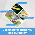 Dish Cloths for Washing Dishes - Dual-Sided Microfiber and Sponge 4.5 x 6.5 inches Cleaning Wipes for Dishes, Countertops & Stovetops - Reusable General Household Cleaning Rags - Pack of 8