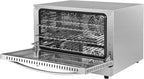 KoolMore 23 in. Commercial Countertop Convection Oven for Half-Size Pans with 4 Racks 1600W of Power in Stainless-Steel, ETL Listed for Safety and Sanitation (KM-CTCO-15)