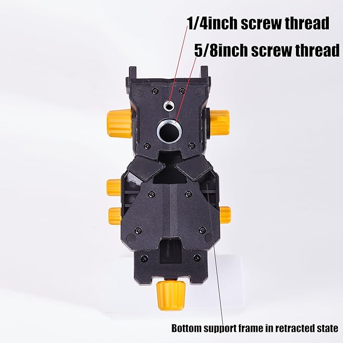 FenoGan laser level accessory kit 360 ° base, upgraded base stability bracket, with 5/8-inch threaded interface, multifunctional magnetic rotating base with tilt angle adjustment, and adjustable clamp