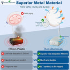 DLLT LED Recessed Ceiling Light: 24 Pack 6 Inch Brushed Nickel Recessed Lighting