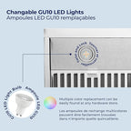 Hauslane Range Hood 30 Inch Under Cabinet Range Hood Black Stainless Steel Hood Vent Hood 30 Inches, Stove Vent Hood for Kitchen, Kitchen Vent Hoods 30 Inch with LED Chef Series PS18