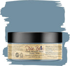 Dixie Belle Paint Company Chalk Finish Furniture Paint - Dusty Blue (4oz) - Matte Faded Denim Chic Chalk Mineral DIY Furniture Paint