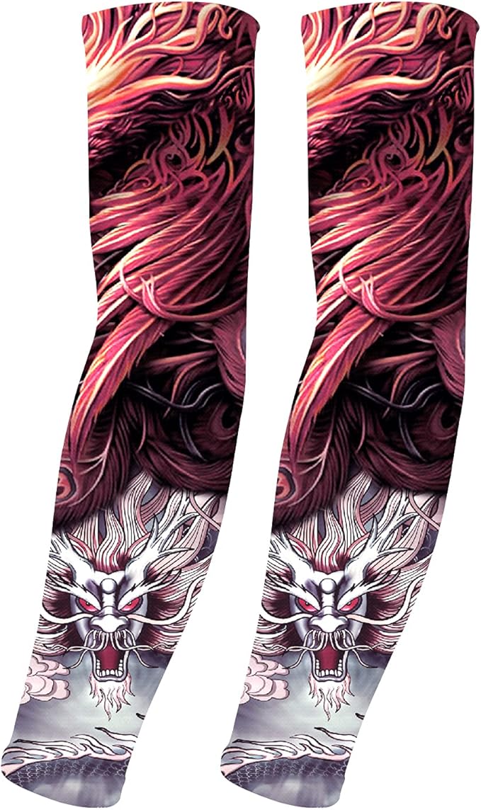 UV Sun Protection Arm Sleeves for Men & Women-UPF 50+ Sports Compression Cooling Sleeve-Unique TATTOO SLEEVE gift