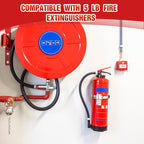 Therwen 5 Pack Fire Extinguisher Bracket 5 lb Wall Mount Stainless Steel Fire Extinguisher Holder for Home Truck Vehicle, Black