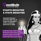 GoodBulb 32W 48 Inch T8 Fluorescent Light Bulb, 6500K Full Spectrum Medium Bi-Pin Base, 3050 Lumens 86 CRI 24000 Life Hours, Instant/Programmed Start (Pack of 25)