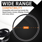 BlueStars 4-Pack Ultra Durable 27001006 Washer Drive Belt - Compatible with Amana Maytag Speed Queen Washers - Replaces 38174 WP27001006 40053601 40053606 PS11740577