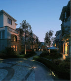 LIT-PaTH Dusk to Dawn Outdoor Post Lighting Fixture Pole Lantern, E26 Medium Base Max 60W, Aluminum Housing Plus Glass, Bulb Not Included (Black, 2-Pack)