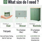 DWIL Matte Finish Furniture Paint - 5 Oz Wood Paint for Cabinets, Doors, Tables, and Dressers Refinishing - Water-Based, Non-Toxic & Odorless, Easy to Apply(Cardamom Green)-Trial Pack