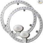 9 Inches LED Circline Light Bulb 18 Watt Replacement for T9 FC9T9 22W, FC10T9 30W, FC12T9 32W Circular Fluorescent Bulb, 6500K Day Light 2200LM, Not Dimmable, 2 Pack