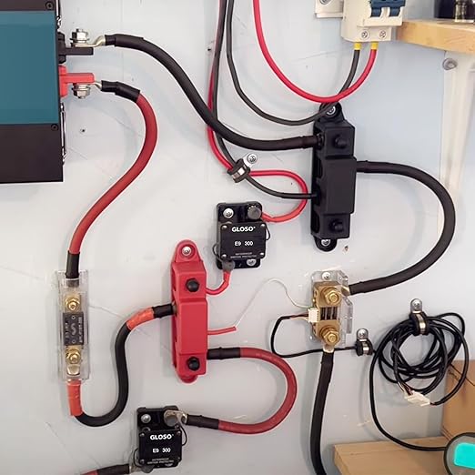 GLOSO Circuit Breaker E97 Auto Reset 120A Surfacce Mount Waterproof IP67 Marine Automotive Truck Hi-Amp (120A)