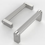 Amerdeco 10 Pack Brushed Satin Nickel Cabinet Pulls 3 Inch Hole Centers Kitchen Cabinet Handles Hardware Kitchen Handles for Cabinets Handles ZH0064