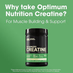 Optimum Nutrition Micronized Creatine Monohydrate Powder, Unflavored, Keto Friendly, 240 Servings (Packaging May Vary)