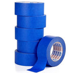 ADHES Upgrade Blue Painters Tape, Masking Tape for Painting 6 Rolls x 1.88 Inch x 60 Yards, Blue Paint Tape No Residue Outdoor Anti UV Multi Surface Use, Total 360 Yards