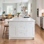 15 Pack 5 Inch(128mm) Hole Center Modern Brushed Gold Cabinet Pull Handle Timeless Vanity Drawer Pull Handle Classic Cabinet Hardware for Kitchen Dresser Bathroom, Screws Included, B-Gold(5x15)