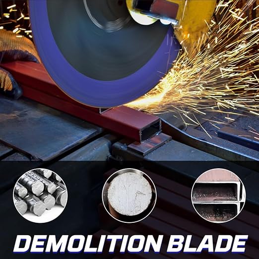 YIJING 6" Diamond Cutting Wheel for Metal,Cut Off Blade for Rebar Sheet Metal Angle Iron Stainless Steel