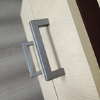 20 Pack Kitchen Cabinet Handles 3-3/4 Inch Hole Center Ancient Grey Square Cabinet Pulls Grey Drawer Handles Cupboard Handles Stainless Steel Cabinet Hardware