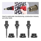 Beaspire 3 PCS Cordless Drill Electric Rivet Gun's M3、M4、M5 Mandrels