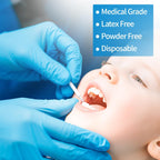 4 Mil Nitrile Gloves Disposable Latex Free, Blue Rubber Gloves Safe for Food Prep, Cooking, Cleaning, Exam, 1000 PCS