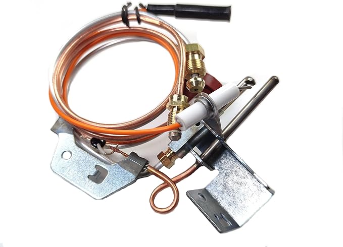 9003488 Water Heater Pilot Assembly NAT Gas Burner Assembly Replace 100109295 9003542005 18324190 9003530 9003542 Compatible with A.O Smith Kenmore State GS GSX Natural Gas Water Heater