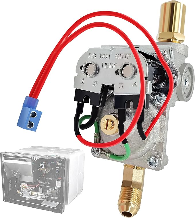 92089 RV Water Heater Gas Valve, 93844 Gas Valve Fits for Atwood 10 Gal Heaters Water Heater Parts Replacement (G10 / GC10 / GCH10 / GH10 / G16EXT / GE16EXT), OE #93870, 93869, 93321