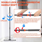 18 Professional Microfiber Mop Large Flat Mops for Floor Cleaning 4 Reusable Washable mop Pads Hardwood Cleaning System Wet and Dust Mop with 61in Long Stainless Steel Handle