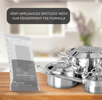 Swanky Stainless Steel Cleaner Wipes - Grime & Grease Remover Kitchen Cleaning Supplies - Clean & Shine, For Stove Top, Refrigerator, Sink, Oven, & Household Appliances - Soft Wipes, 300 Count