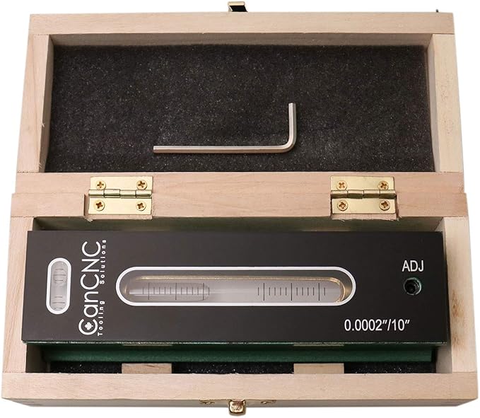 Accusize Industrial Tools 6 inch Professional Master Precision Level in Fitted Box, Accuracy 0.0002''/10'', S908-C606