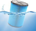 VF5000 3-Layer Pleated Paper Vacuum Filter for Rigid Vac 6-20 Gallon Wet Dry Vacuums WD1450 WD0970 WD1270 WD09700 WD06700 WD1680 WD1851 RV2400A
