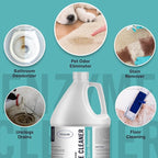 Multi-Purpose Probiotic Enzyme Cleaner, Made in USA - Pet Stain and Odor Remover - Concentrated - Professional & Home Strength Drains, Floors, Bathrooms, Toilets Trash Can, (1 gallon, Fresh fragrance)