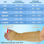 Arm Chaps Leather Protective Sleeves Arm Guard - Prevent Cuts, Scratches & Bruises - Genuine Cowhide - Ideal for Gardening & Construction - Left & Right Form-Fitting. Tan (1 Pair/X-Large).