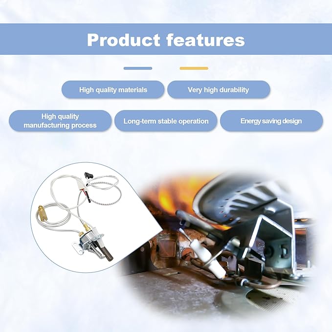 233-47845-05 Water Heater Pilot Assembly Compatible with Bradford White, Replaces 415-47845-05, 233-47845-02A, 233-47845-03