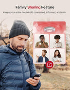 X-Sense Smart Smoke Detector with Voice Alerts and 17 Locations, Wi-Fi Smoke Alarm with SBS50 Base Station, Test from APP, Wireless Interconnected Fire Alarm, Model XS0B-MR31