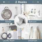 Brushed 5-Piece Bathroom Hardware Accessories Set-Towel Bar & Holder Racks for Bathroom,SUS304 Stainless Steel,Wall Mounted,23.6-Inch