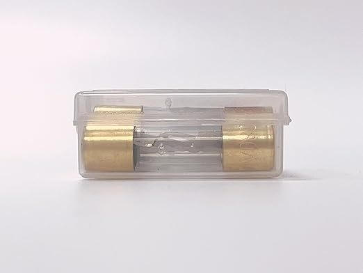 20A AGU Fuse 20 Amp Gold Plated Glass Inline Automobile Audio Fuses for Car Auto Stereo Amplifier Safety Power Protection 12V (Pack of 5 Pcs)