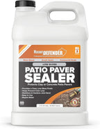 Low Gloss Patio Paver Sealer - Clear Water-Based Sealant for Patio Pavers & Natural Stone Surfaces - 2.5 - Gallon