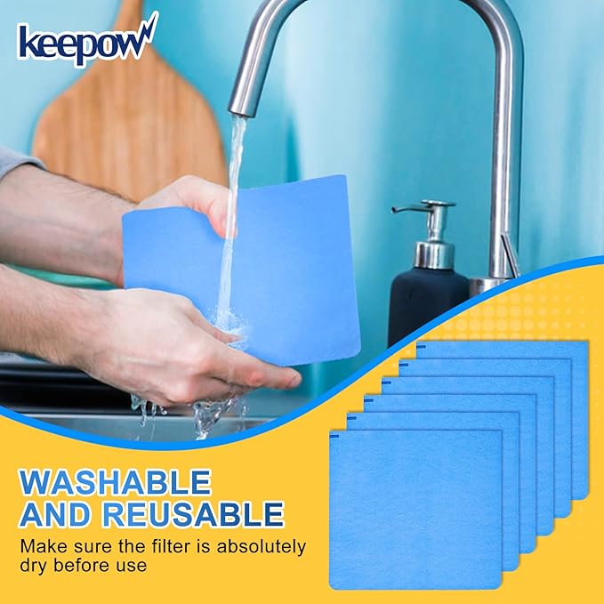 KEEPOW Shop Vac Filters Compatible with Stanley 1-6 Gallon Wet/Dry Vacuums SL18910P-3, SL18129, SL18133, Part# 25-1201 (1 Pack)