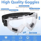 Reusable Respirator Mask with 6001 Filters - 2 Sets Paint Mask Respirators for Chemical,Gas Dust Mask with Goggles for Epoxy Resin Painting Spraying Sanding Welding Woodworking