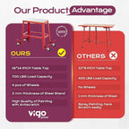 Universal Planer Stand with Wheels｜Heavy-Duty 700 lbs Tool Stand for Drill Press, Table Saw, Thickness Planer, Miter Saw｜Smooth Locking Pedal, MDF Top, Durable Metal Frame for Woodworking & Garage