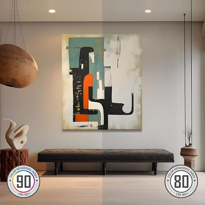 TORCHSTAR 5CCT 4 Inch Slim LED Recessed Lighting with Junction Box, Dimmable 10W Ultra-Thin Recessed Light, 2700K3000K3500K4000K5000K Selectable, 700LM LED Downlight, ETL & Energy Star, Pack of 6