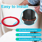 4-Pack Flush Valve Seal for Kohler GP1059291 - Upgraded Silicone Replacement, Stops Leaks & Weak Flushes in Canister Toilet Tanks