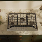 Empava 30" Gas Cooktop with 5 Italy Sabaf Sealed Burners NG/LPG Convertible in Stainless Steel Model 2020, 30 Inch