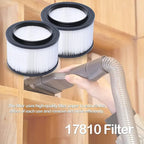 17810 Filter Compatible with Craftsman 4 Gallon Vacuum Filter,9-17810 Wet Dry Vacuum Filter Compatible with Craftsman 4 Gallon Replacement Filter (4 pack)