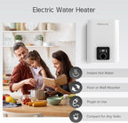 2.65 Gallon Electric Mini Tank Water Heater, 110V 1500W Point of Use On Demand Under Sink Instant Hot Water Heater for Home Kichen Bathroom