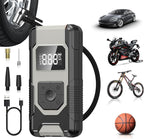 Portable Air Compressor Tire Inflator, 160PSI 4X Faster Air Pump with Digital Pressure Gauge & LED Display, Auto Shut-off Function for Car, Motorcycle, Truck, Bike, Ball