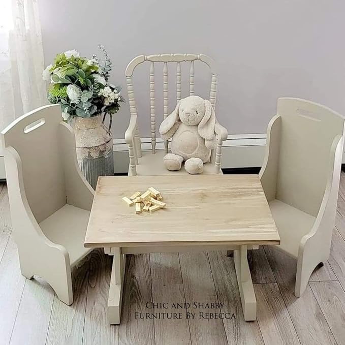 Dixie Belle Paint Company Chalk Finish Furniture Paint - Sand Bar (1 Gallon - 128oz) - Matte Neutral Tan Chic Chalk Mineral - DIY Furniture