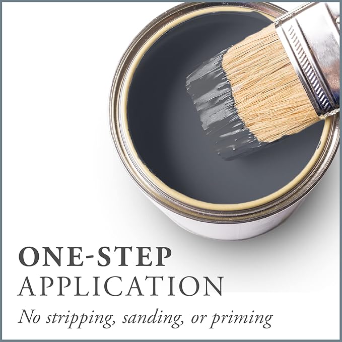 AMY HOWARD AT HOME Chalk-Based One Step Paint for Furniture, Cabinetry, Decor, Finish, and More | No Stripping, Sanding, or Priming | Medium Base | 16 Ounce | Vanderbilt Gray