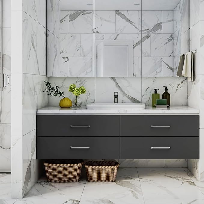 FILTA Cabinet Handles 6.25 Inch 10 Pack Brushed Nickel Cabinet Pulls for Kitchen Metal Drawer Pulls Modern Cabient Hardware Cupboard Handles