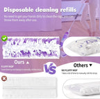 20 Count Power Mop Pads Refills for Swiffer Power Mop Pads,Compatible with Swiffer Power Mop Refills Replacement Disposable Power Mopping Pads Refills for Multi-Surface Floor Cleaning