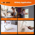 40 Pack Microfiber Paint Roller, 4 Inch and 6 Inch, Small Paint Roller Covers, 3/8 Inch Nap, Mini Paint Rollers for House Painting with Paint Roller Frame, Wall Painting Tool